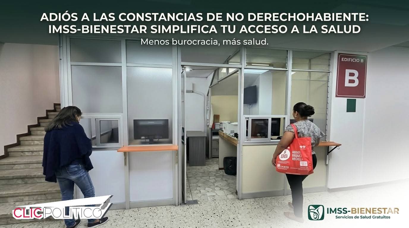 Adiós a las constancias de NO derechohabiente: IMSS-Bienestar simplifica el acceso a la salud para las consultas