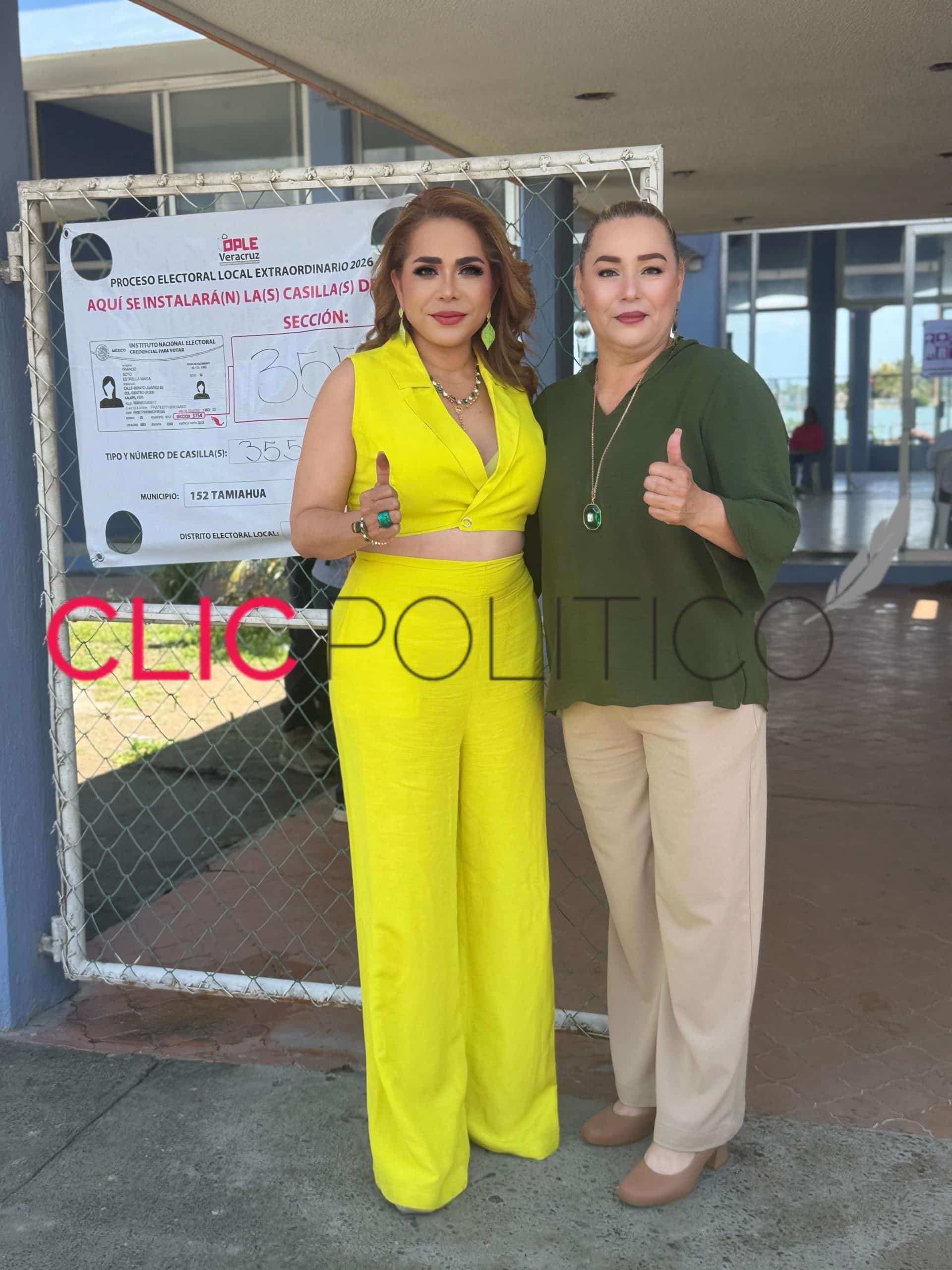 #EleccionesTamiahua2026 ||《Pilar Guzmán Medellín ejerce su voto en jornada de Domingo de Ramos