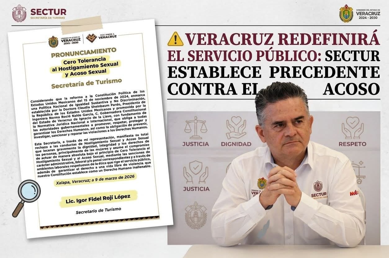 Cero Tolerancia: SECTUR Veracruz refuerza blindaje contra el acoso y hostigamiento sexual