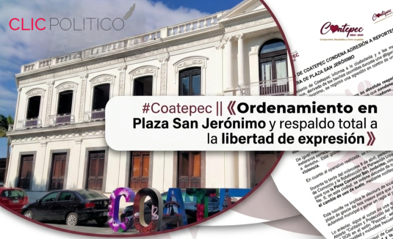 Ordenamiento en Plaza San Jerónimo y respaldo total a la libertad de expresión