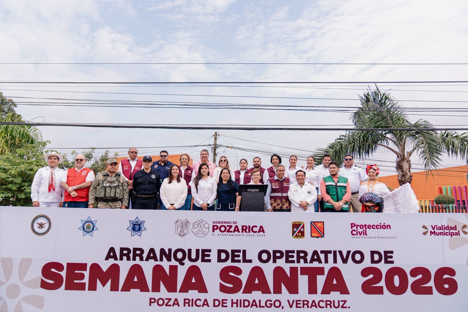 El Gobierno de Poza Rica dio inicio al Operativo Semana Santa 2026, una estrategia coordinada para garantizar la seguridad, el orden y la atención durante este periodo vacacional.